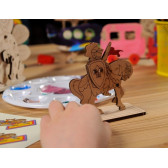 Puzzle mecanic 3D pentru copii,  Cavaler Ugears 84419 8