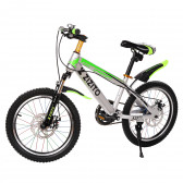 Bicicletele Lucas pentru copii, 18”, de culoare gri ZIZITO 84425 6