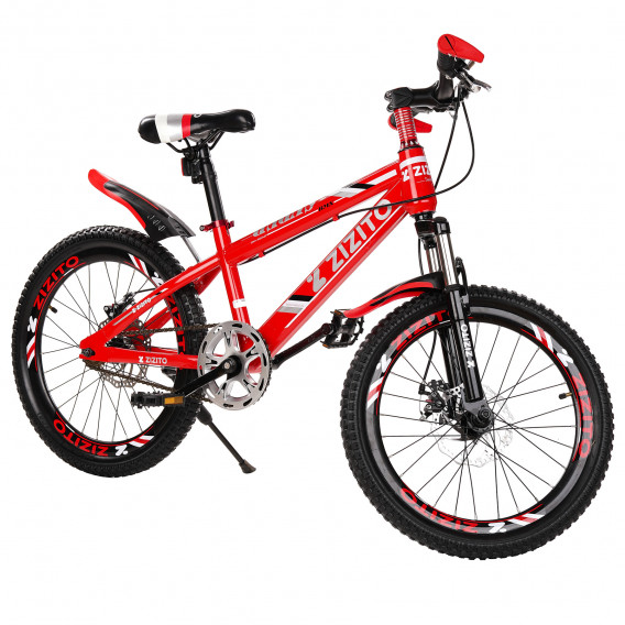 Bicicletă Logan 20, pentru copii, de culoare roșie ZIZITO 84426 