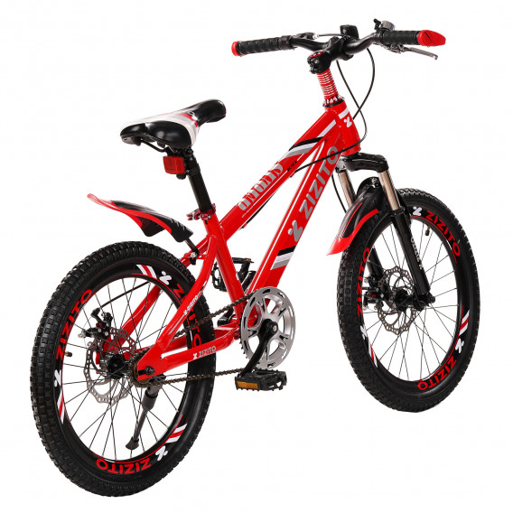 Bicicletă Logan 20, pentru copii, de culoare roșie ZIZITO 84428 8