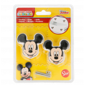 Mâner de mobilier în formă de Mickey Mouse, 2 bucăți Mickey Mouse 8577 
