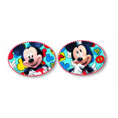 Mâner de mobilă oval Mickey Mouse, 2 bucăți, roșu Mickey Mouse 8584 1