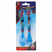 Set de tacâmuri din 2 bucăți cu Spiderman Picture, albastru Spiderman 8685 