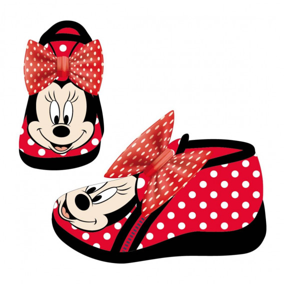 Papuci pentru fete cu o panglică cusută Mickey Mouse 87876 