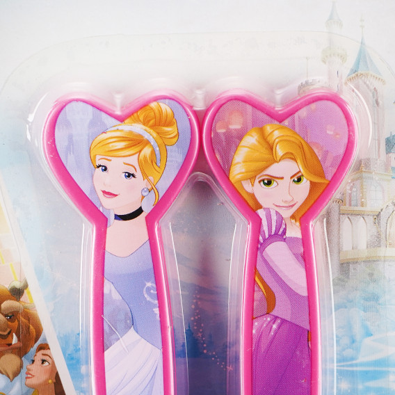 Tacâmuri cu poza Prințeselor, 2 buc., Roz Disney Princess 88279 3