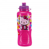 Sticlă sport din plastic cu poză Hello Kitty, 400 ml Hello Kitty 88297 3