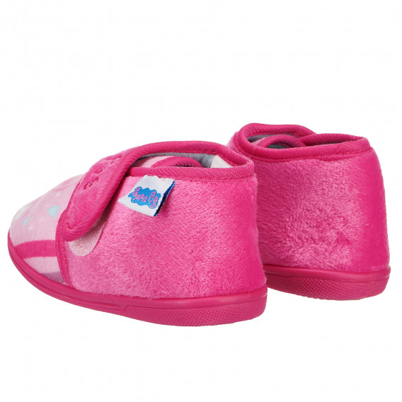 Papuci pentru fete, roz, cu arici Peppa pig 88342 2