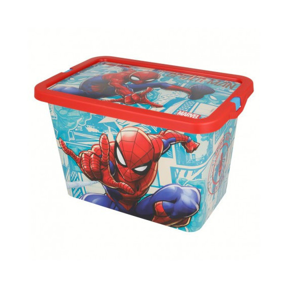 Cutie de depozitare cu clic, 7 litri Spiderman 8866 