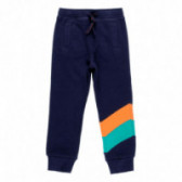 Pantaloni pentru băieți, cu decorațiune portocalie și albastră Boboli 89232 