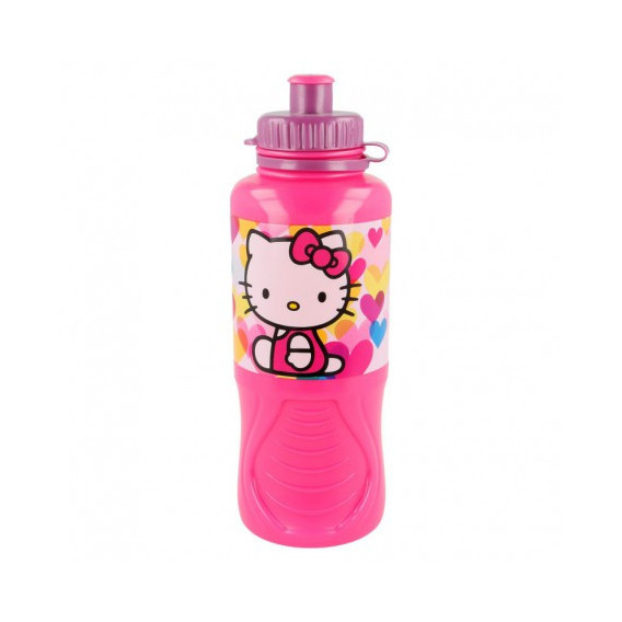 Sticlă sport din plastic cu poză Hello Kitty, 400 ml Hello Kitty 8938 