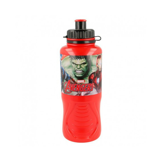 Sticlă sport din plastic ergonomică cu imagine Heroes, 400 ml Avengers 8988 