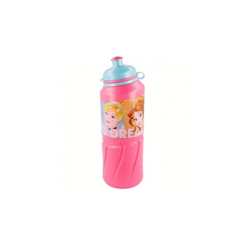 Sticlă sport din plastic cu imagine Princess Friendship, 530 ml  9002