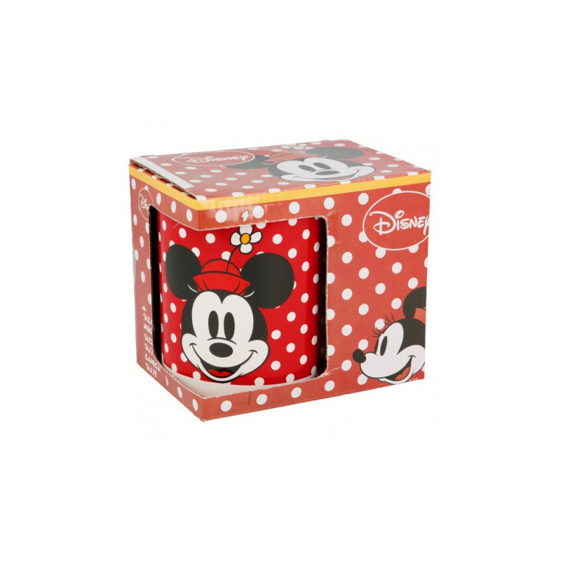 Cană ceramică Minnie Mouse cu buline  9034