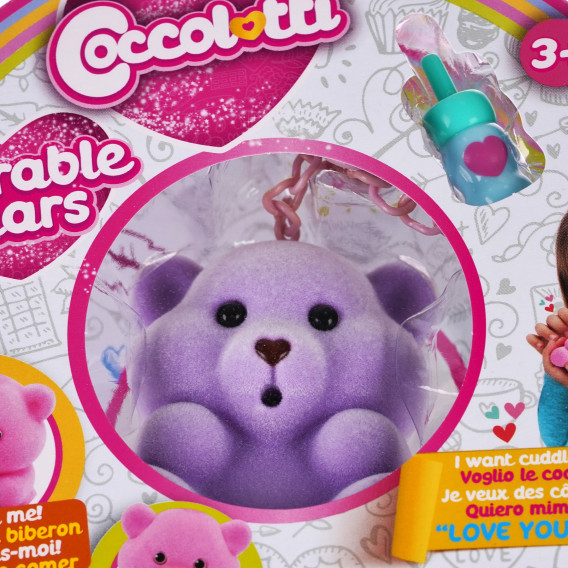 Ursul care joacă violet Coccolotti Bear 93819 2