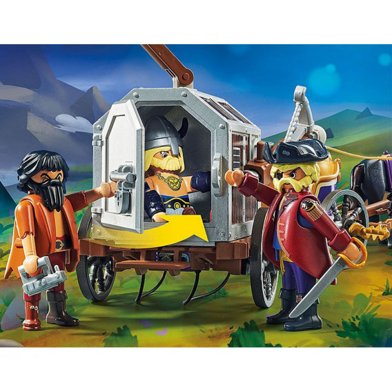 Playmobile - Charlie cu vagonul închisorii Playmobil 93859 4