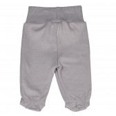 Pantaloni de bumbac de culoare gri, cu talie elastică largă, pentru băieți Pinokio 94462 2