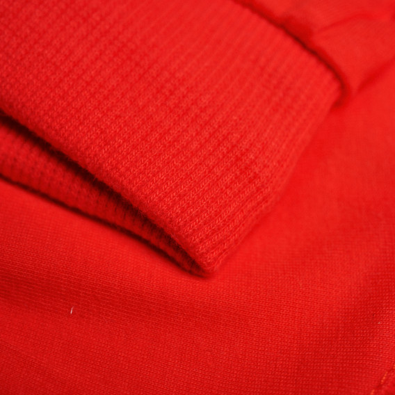 Pantaloni scurți din bumbac, de culoare roșie, pentru fetițe Pinokio 94469 4