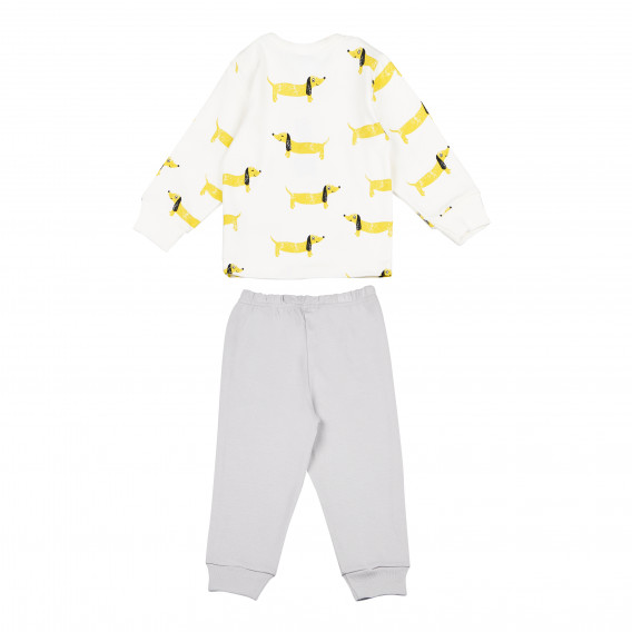 Pijamale pentru bebeluși din bumbac cu mâneci lungi și imprimeu vesel - unisex Pinokio 94489 5
