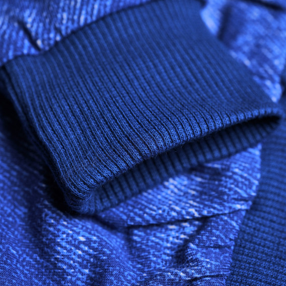 Pantaloni de bumbac de culoare albastru cu benzi elastice late pentru băieți Pinokio 94555 4