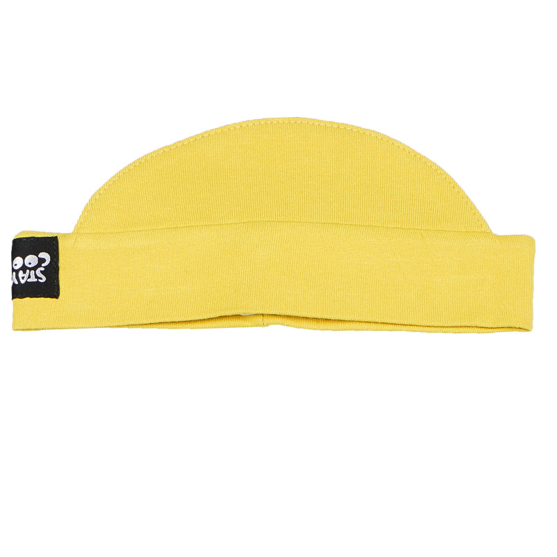 Șapcă de bumbac galben pentru bebeluși - unisex  94658