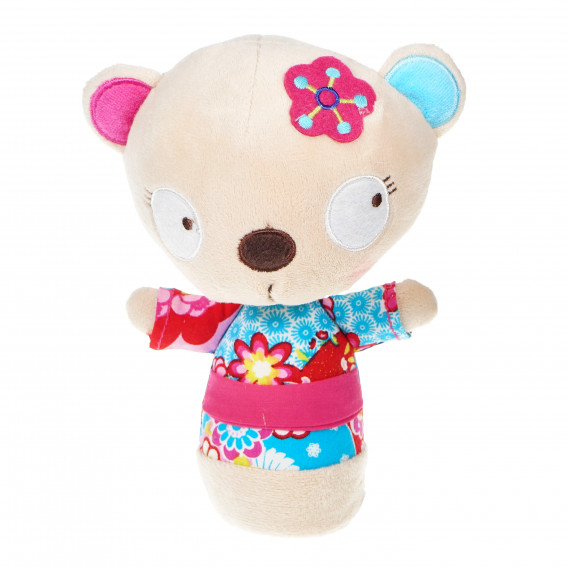Zornăitoare ursuleț cu un kimono floral pentru fete Tuc Tuc 94791 