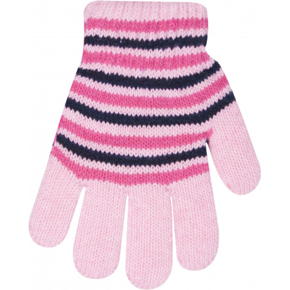 Mănuși pentru fete cu cinci degete, în dungi YO! 9501 