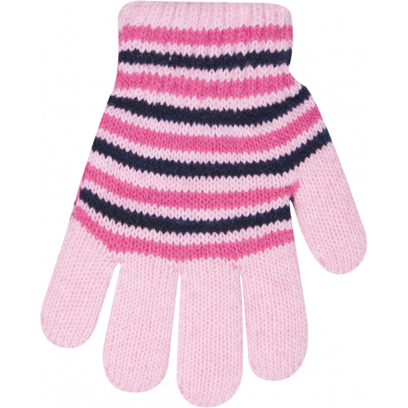 Mănuși pentru fete cu cinci degete, în dungi  9501