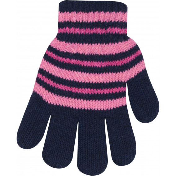 Mănuși pentru fete cu cinci degete, în dungi YO! 9502 2