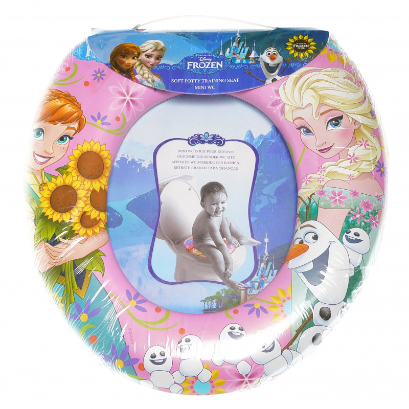 Mini scaun de toaletă pentru copii cu cârlig și imagine cu „Frozen”  95020