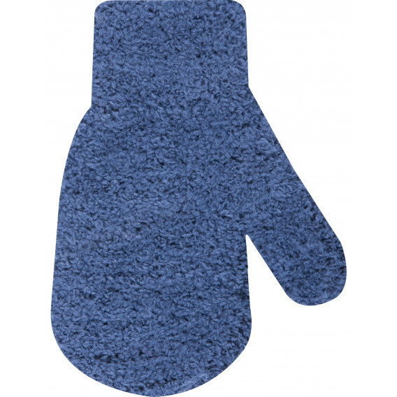 Mănuși din țesătură delicată de culoare albastră pentru băieți YO! 9505 