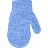 Mănuși din țesătură delicată de culoare albastră pentru băieți YO! 9509 5