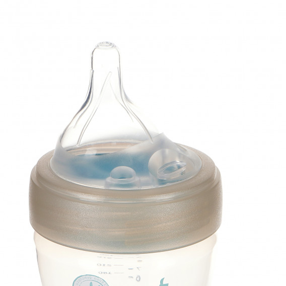 Sticlă Haberman din polipropilenă cu tetină cu debit lent, 0-6 luni, 260 ml Canpol 95137 3