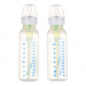 Sticlă de alimentare cu polipropilenă, cu tetină 1 picătură 0 + luni - 250 ml. DrBrown's 95163 2