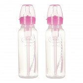 Sticlă de alimentare din polipropilenă, roz, cu 1 tetină, 0 + luni, 250 ml. DrBrown's 95171 2