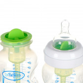Sticlă de alimentare din polipropilenă, multicoloră cu 1 tetină, 0 + luni, 150 ml. DrBrown's 95176 3