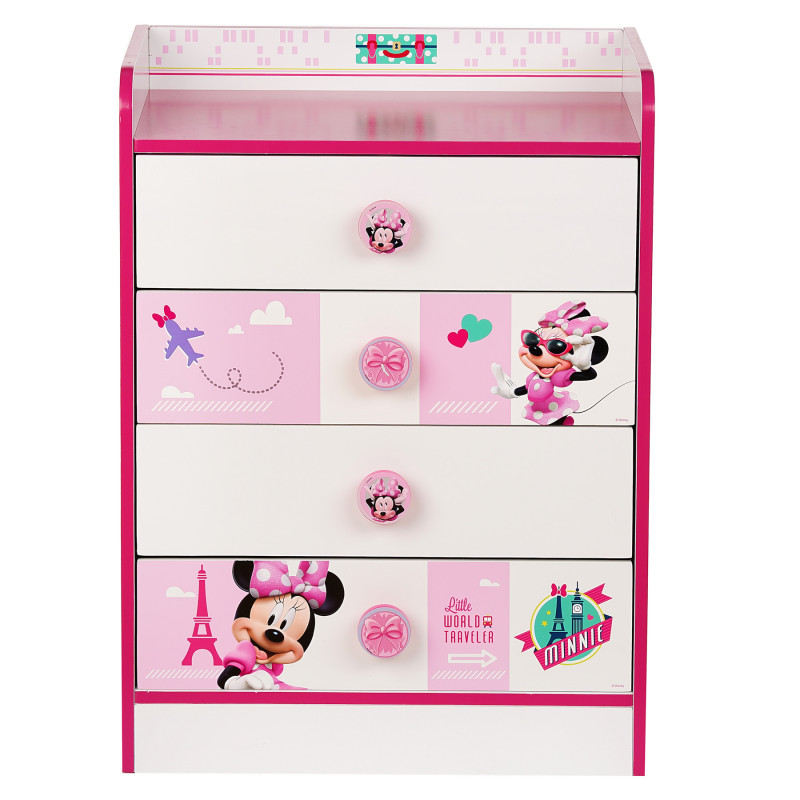 Comodă roz - Minnie Mouse  95689