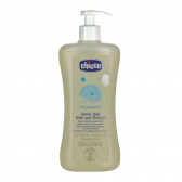 Șampon pentru păr și corp îmbogățit cu ovăz Chicco 95737 