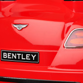 Mașina de mers GT continentală Bentley în roșu Chipolino 95972 3