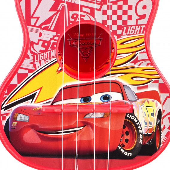 Chitară pentru copii cu 4 corzi, cu imagini din filmul Mașini Cars 96052 3