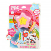 Microfon pentru copii cu difuzor pentru fete Hello Kitty 96056 