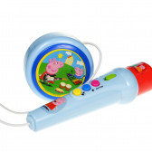 Microfon pentru copii cu amplificator în albastru Peppa pig 96071 5