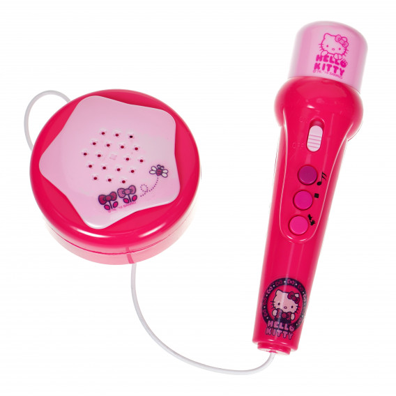 Microfon pentru copii cu amplificator Hello Kitty 96078 2