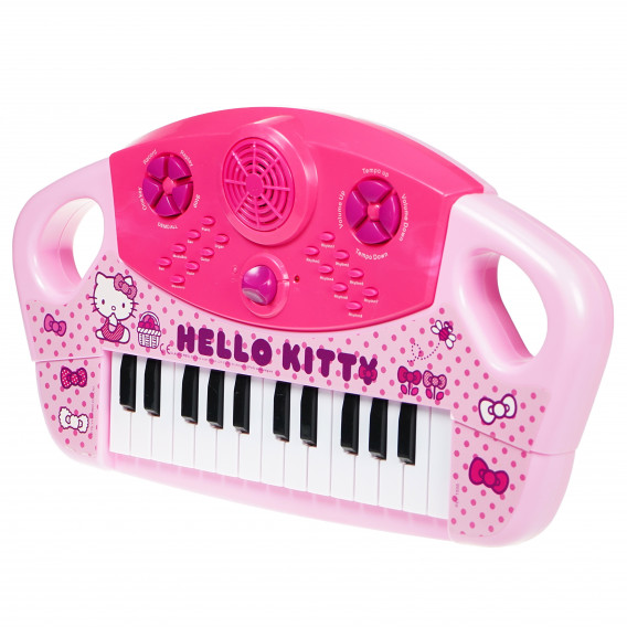Pian electronic cu 25 de clape pentru copii Hello Kitty 96099 2