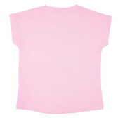 Bluză cu mâneci scurte din bumbac organic, cu imprimeu grafic piept pentru fete Name it 96603 2
