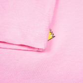 Bluză cu mâneci scurte din bumbac organic, cu imprimeu grafic piept pentru fete Name it 96606 5