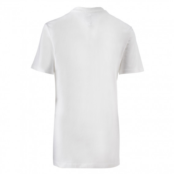 Tricou din bumbac, alb, cu logo pentru băieți Franklin & Marshall 96620 2