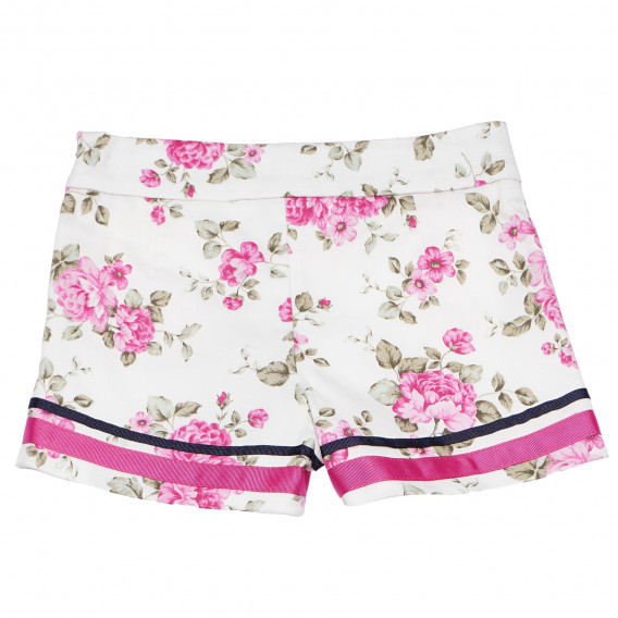 Pantaloni scurți cu design floral pentru fete Picolla Speranza 96694 2
