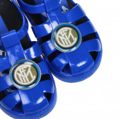 Sandale albastre cu sigla Inter Milan pentru băieți Arnetta 97240 4
