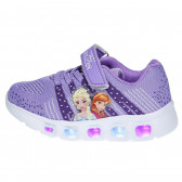 Teniși de culoare violet cu personaje din filmul Frozen pentru fete Arnetta 97286 3
