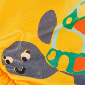 Costum de baie de dimensiuni M în galben cu imprimeu țestoasă pentru băieți care cântăresc între 12 și 14 kg. Mycey 97716 3